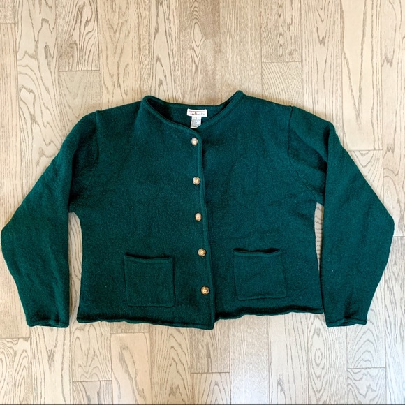 100% wool cropped sweater - Picture 2 of 12